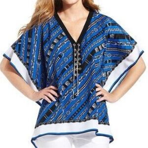 EUC Michael Kors Belt / Chain / Logo Chain
Tie Scarf Top Size Large / XL